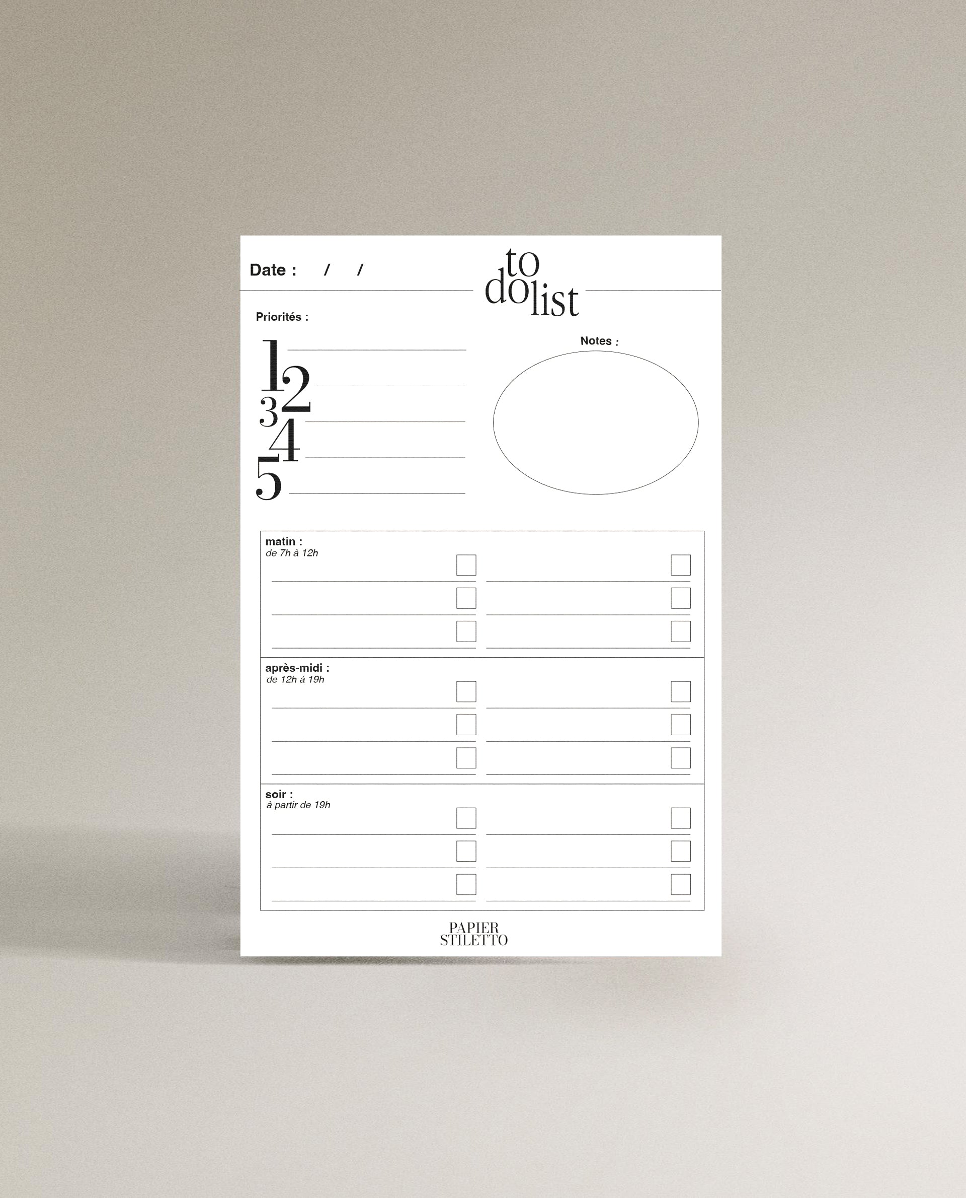 To-do list